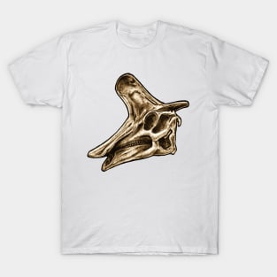 Dinosaur Skull Lambeosaurus T-Shirt